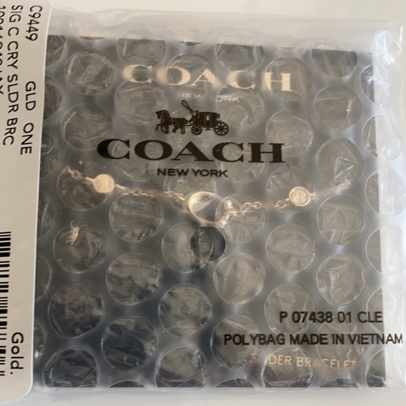 Coach Signature Crystal Slider Bracelet - Picture 2 of 2